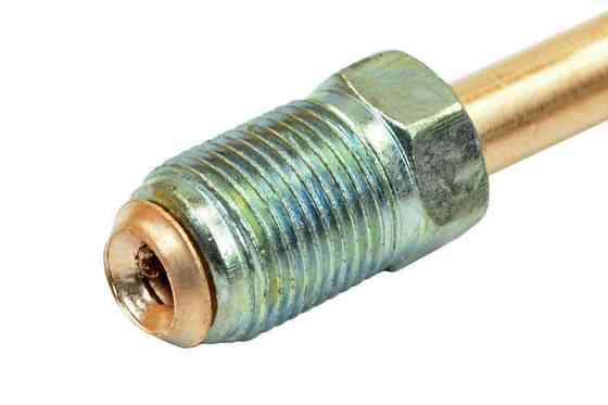 Трубка ГАЗ 3302, 3110, 24, 2410 (д.5) 95 см от тройника к правому заднему тормозу (Медь) тормозная Мукачево