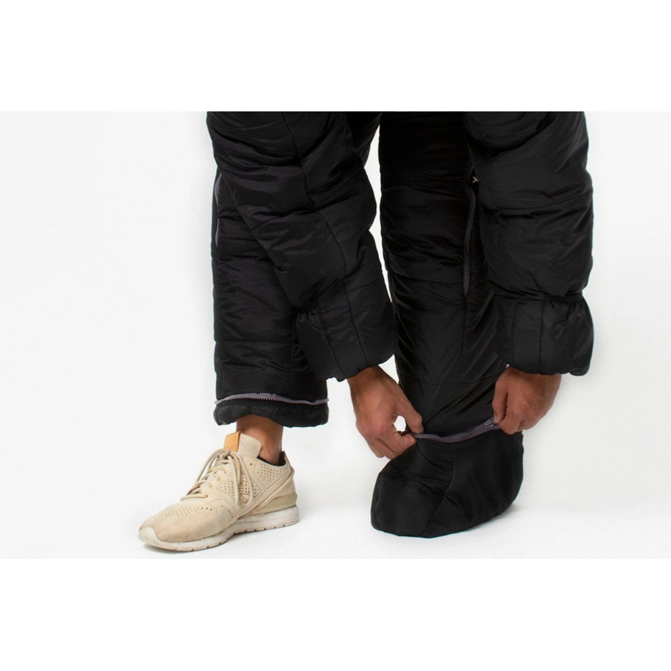 Спальный мешок-комбинезон Selkbag Original (размер XL) Черный Киев - изображение 6