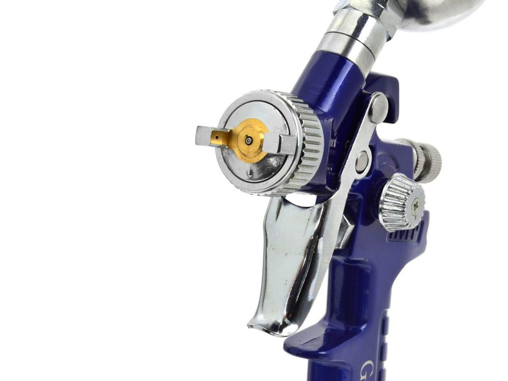 Міні Пульверизатор професійний HVLP 0.8 мм, бачок 150 мл металічний Киев - изображение 3