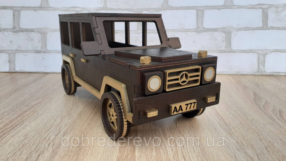 Мини бар Кубик Гелик Джип подстаканник из дерева подарок сувенир, Мини бар Мерседес 