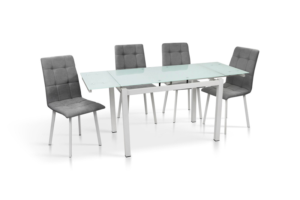 Стіл Венді XS-1025, 80/130*65, білий/білі ноги Київ - фото 7