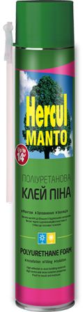 Піна-клей поліуретанова Hercul MANTO професійна 900 мл Киев