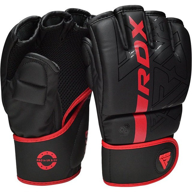 Рукавиці ММА RDX F6 KARA Matte Red XL (капа в комплекті) Кам'янське - фото 3