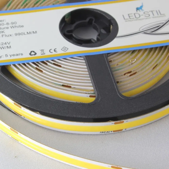 LED-STIL LED стрічка LED-STIL 3000K, 9W, COB, 480 шт, IP33, 24V, 900LM Коломия