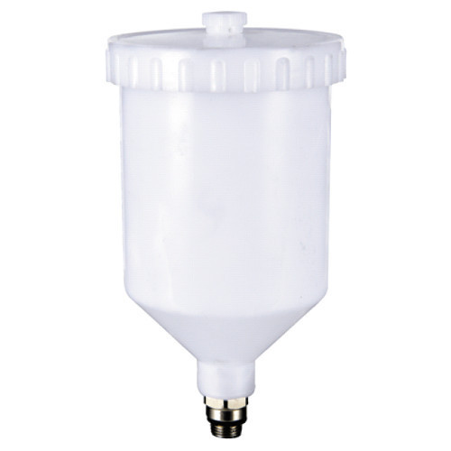 Бачок пластиковый на пневмопистолет (наружная резьба 3/8*1.337) 600 мл ITALCO PC-600D Одесса - изображение 1