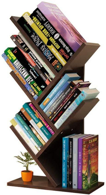 Книжковий стелаж "Муракамі 5" мокко Миколаїв - фото 1