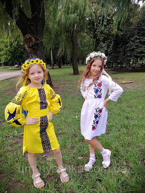 Дитяча вишита сукня з ластівками 104-152 Кривой Рог - изображение 8