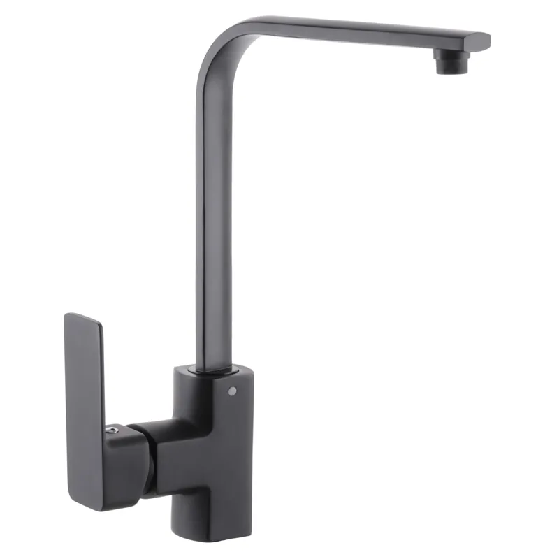 Кухонний змішувач Haiba Kubus 017 чорний HB3933 Харків - фото 1