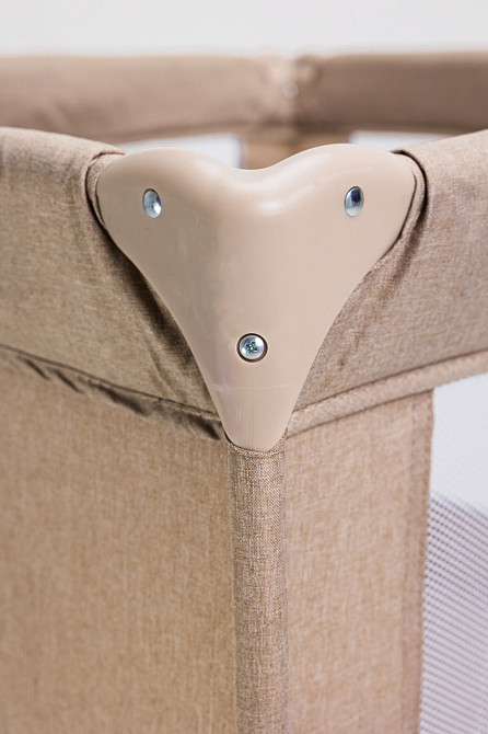 Манеж дитячий квадратний VELANO Cubo, beige Київ - фото 5