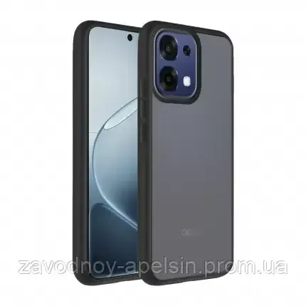 Oppo A6 Pro Чехол матовый TPU+PC (черный) Одесса
