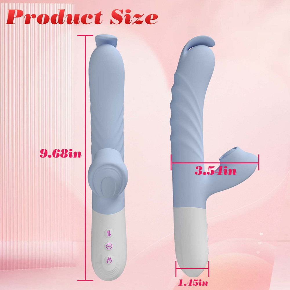 Вібратор B-Series Fox Silicone – 7 режимів, рухлива кінцівка та підігрів Sex Aura Київ - фото 7