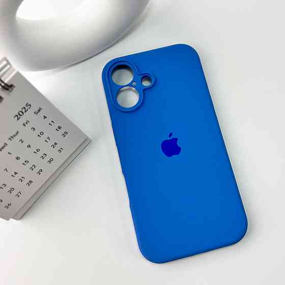 Чохол для смартфона Silicone Full Case AA Camera Protect for Apple iPhone 16 3,Royal Blue Київ