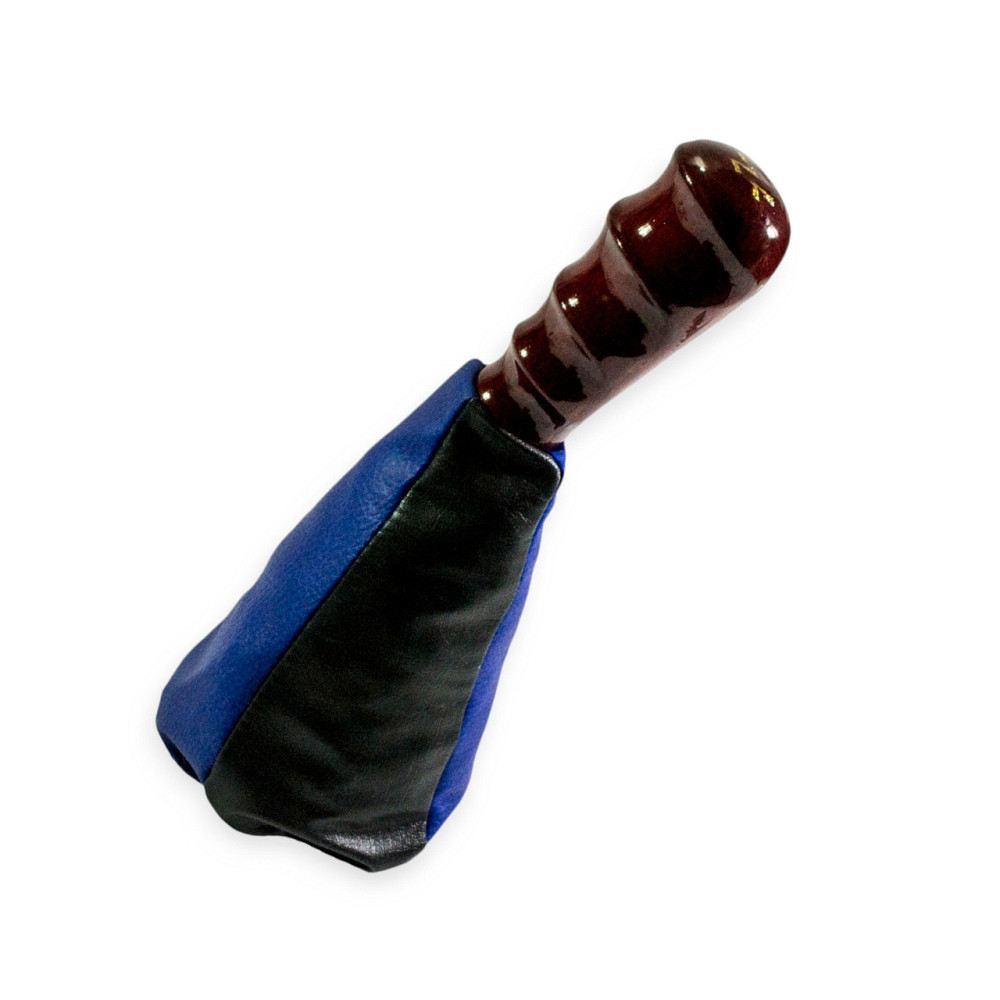 Пыльник 2108 салона кожзам синий , набалдашник дерево КПП Мукачево - изображение 1