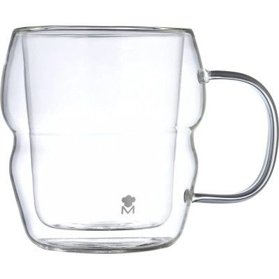 Набір чашок MasterPro Mixology з подвійними стінками 450 мл, 2 шт (BGMP-20206) Вінниця - фото 2