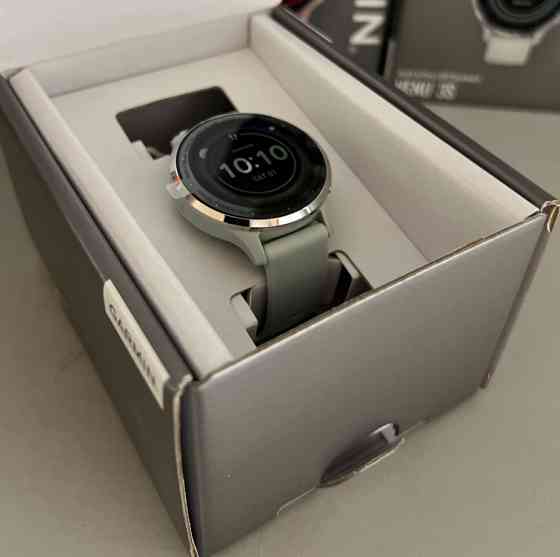 СМАРТ-годинник: Garmin Venu 3S Silver S. Steel Bezel w. Sage Gray Case. Київ