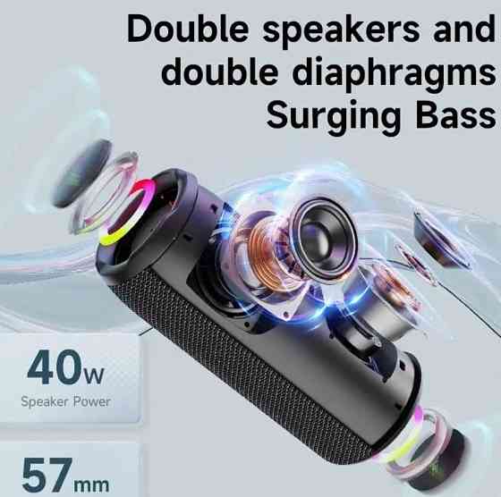 Стерео пара  колонок Zeаlot S49Pro, бездротова, TWS, mp3-плеер. Киев