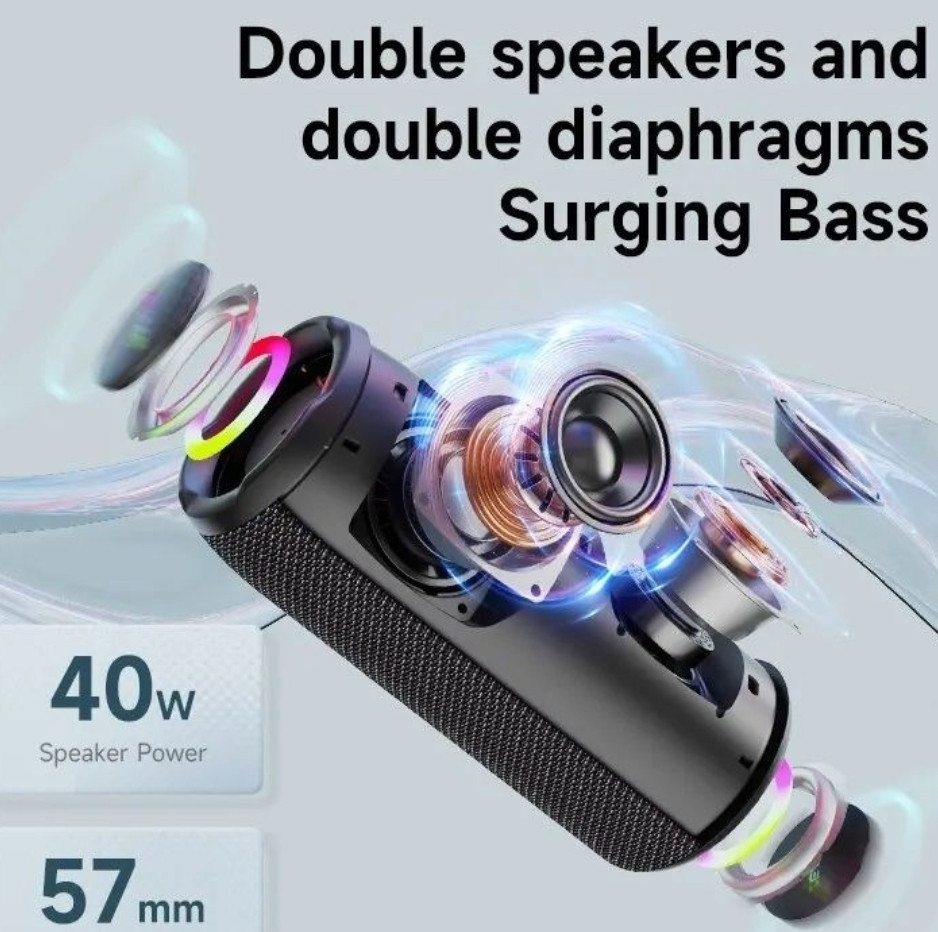 Стерео пара  колонок Zeаlot S49Pro, бездротова, TWS, mp3-плеер. Киев - изображение 3