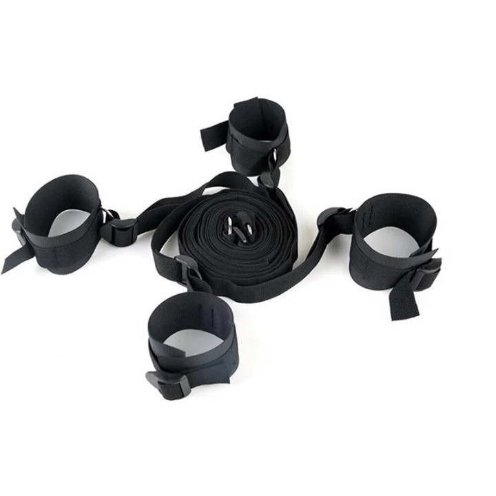 Бандаж для фіксації на ліжку - Чорний - Садо-мазо Вінниця - фото 1