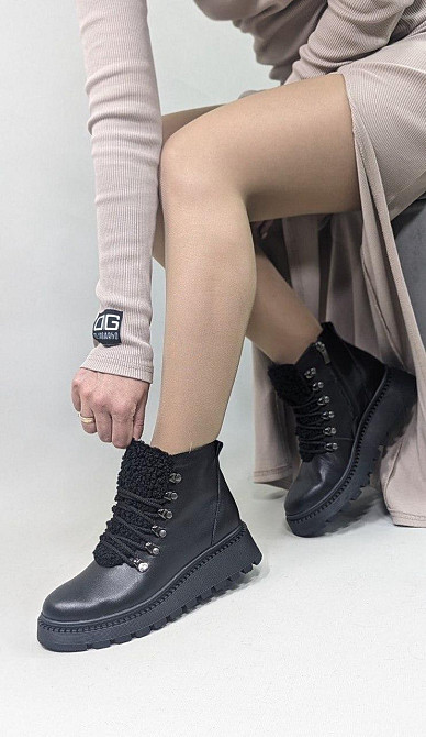 Marlex Черевики жіночі MarLex 501 чорні (зима, шкіра натуральна) (5655) 38 Коломыя - изображение 1