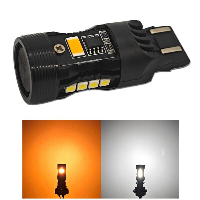 Комплект світлодіодних ламп StarLight LED SL-CB7 CANBUS W21/5W (7443) W3X16q DRL + поворот 12V Харків - фото 7