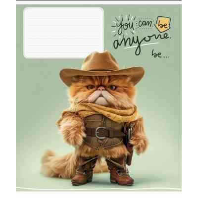 Зошит Школярик You can be anyone 12 аркушів клітинка (012-3436K) Вінниця