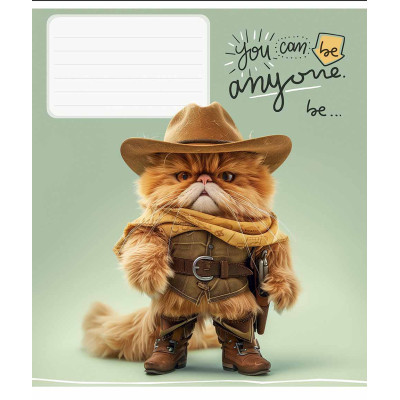 Зошит Школярик You can be anyone 12 аркушів клітинка (012-3436K) Вінниця - фото 5