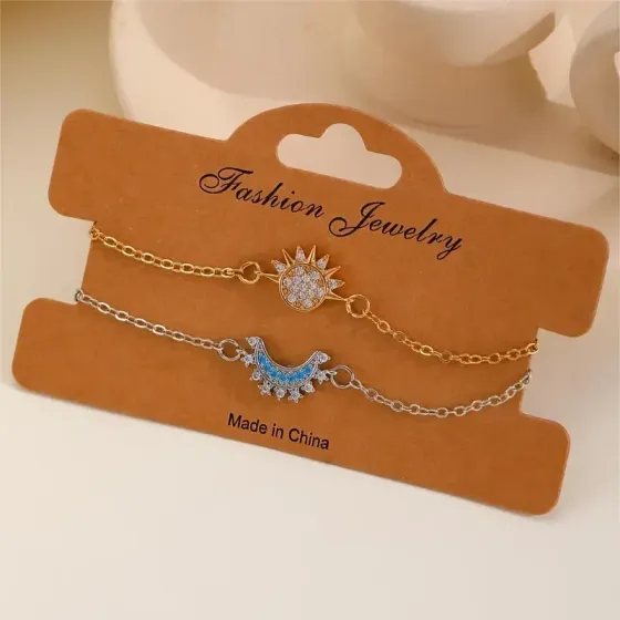 Парные браслеты “Солнце и Луна” – набор для пары и друзей, регулируемые Киев