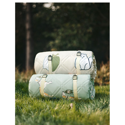 Туристичний килимок Naturehike 210х240 см CNK2350WS010 Бежевий з котами (6976507661720) Вінниця - фото 5