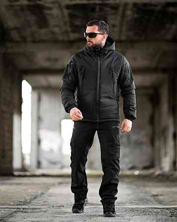 Зимовий тактичний костюм PANCER чорний ТР6498 Одеса