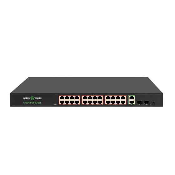 Комутатор мережевий POE GV-023-D-24G+2PG+2SFP Київ