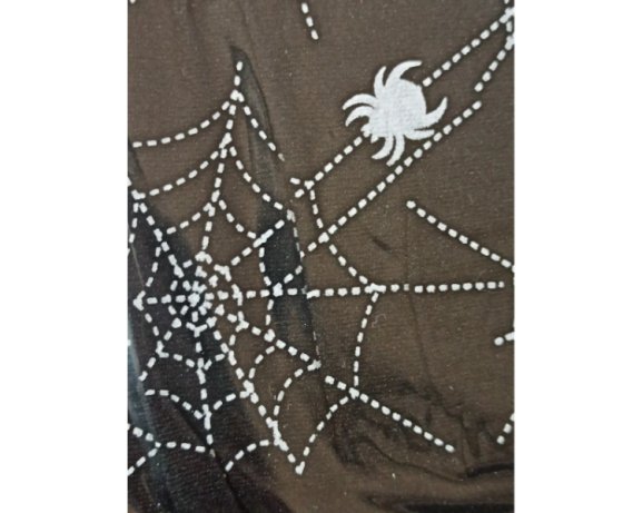 Колготки на Хэллоуин с пауками женские 40 den черный L Киев