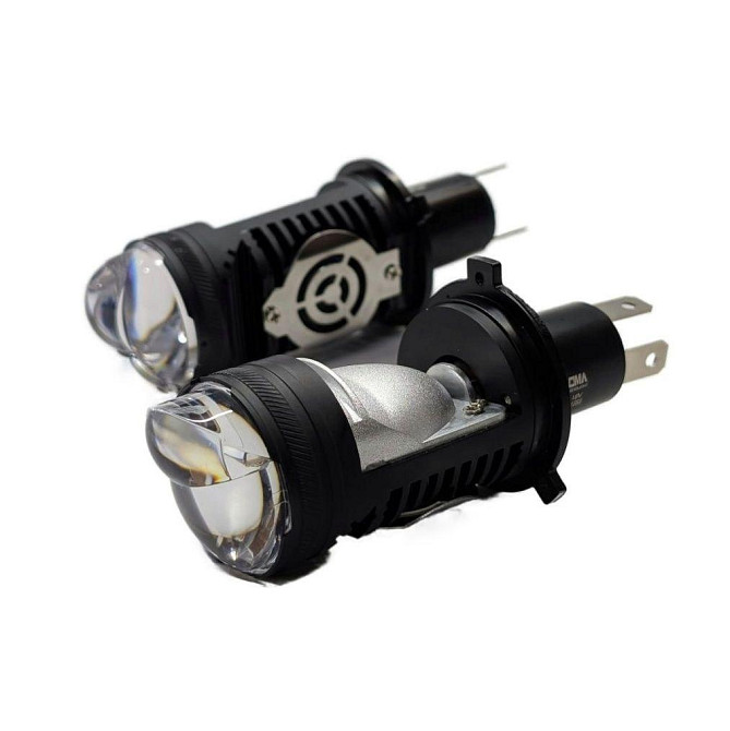 Комплект світлодіодних лінз HeadLight T9 BI-LED H4 mini 12/24V Харків - фото 1