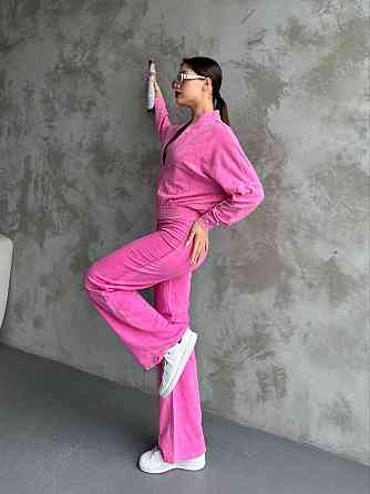 Женский прогулочный костюм двойка облегченная двунить варенка Малиновый, 44 Одесса