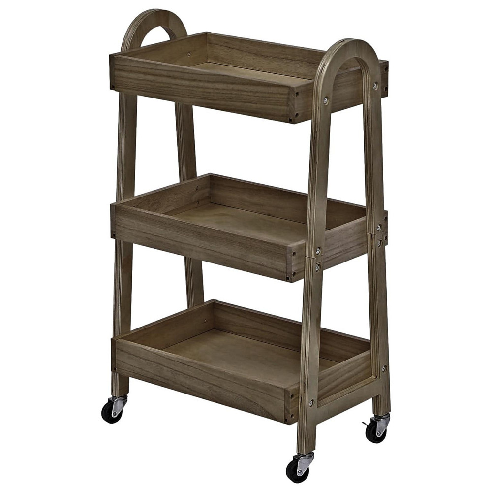 Етажерка для ванної на коліщатах "Талінар" палісандр Миколаїв - фото 1