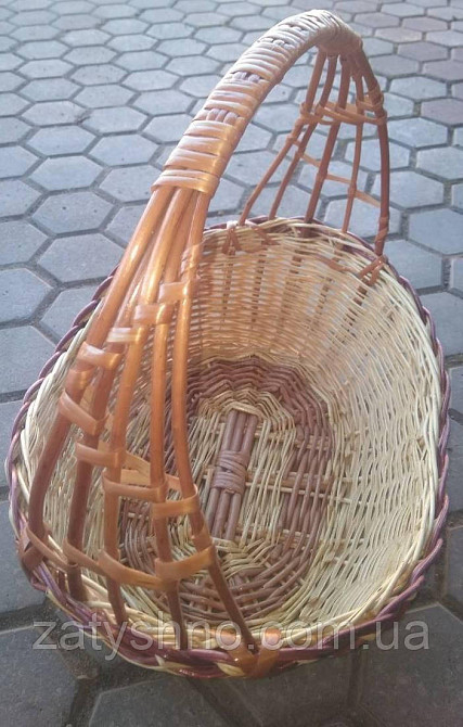 Плетеная корзина под подарки Киев - изображение 6