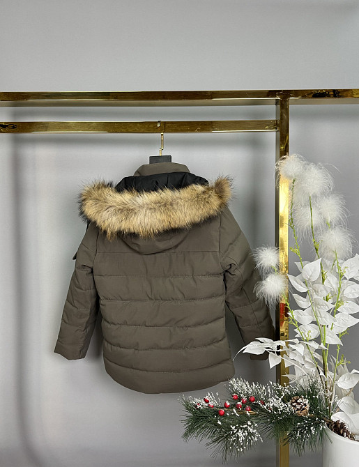 Детская зимняя куртка на мальчика 146-152 на холофайбере Николаев - изображение 2