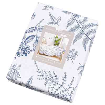 Постільна білизна Home Line Блакитна папороть Сатин Твіл євро (183055) Вінниця