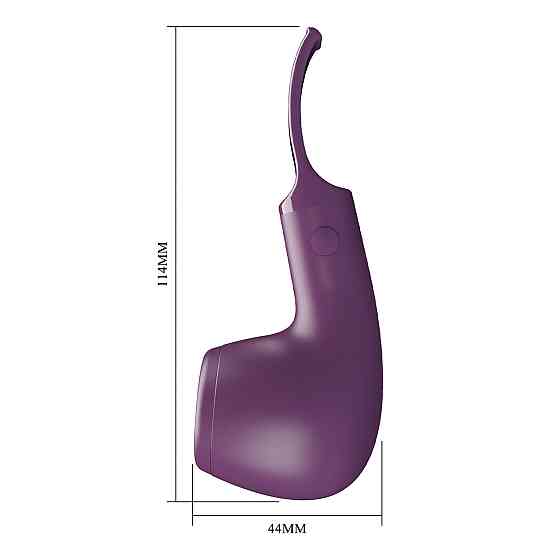 Вібратор PRETTY LOVE Romance Pipe Purple, силікон, фіолетовий, вакуумна стимуляція Sex Aura Київ