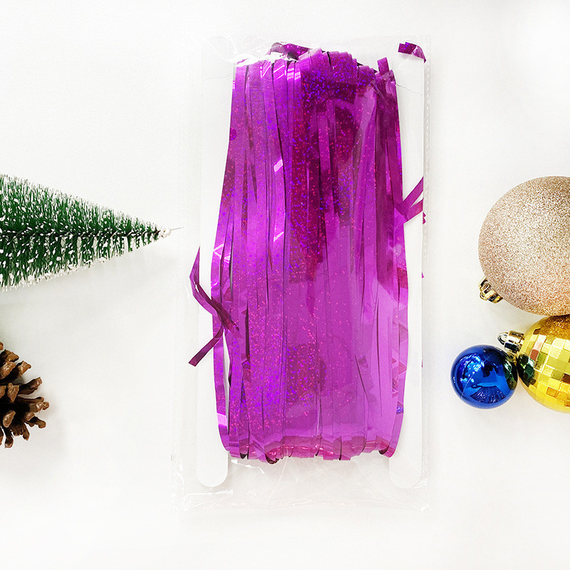 Шторка для фотозоны дождик с голограммой 3 м на 1 м малиновый Киев - изображение 7