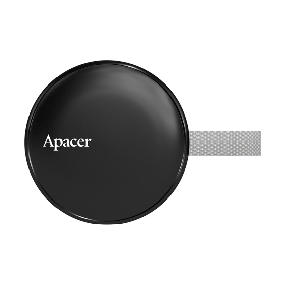 Портативний SSD Apacer Magnetic AS725 256 GB USB 3.2 Gen.2 Type-C MagSafe Black Киев