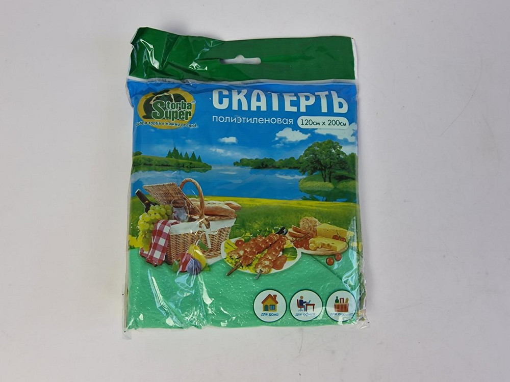 Скатерть (120x200)  Супер торба  зеленая (1 шт) Харьков - изображение 1