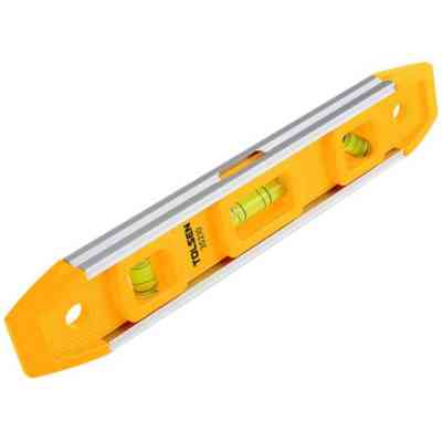 Уровень Tolsen 230 мм 3 капсулы, магнитная лента (35210) Винница