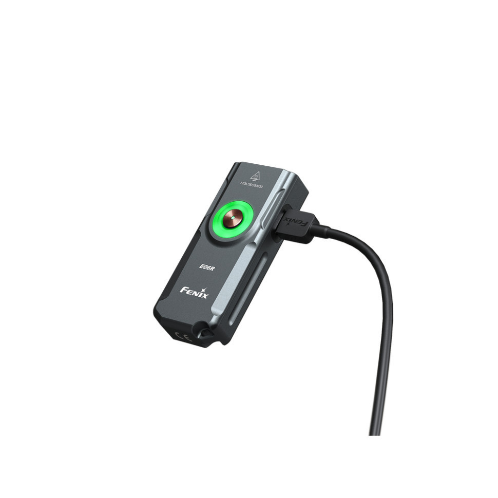 Ліхтар наключний Fenix E06R сірий Київ - фото 5