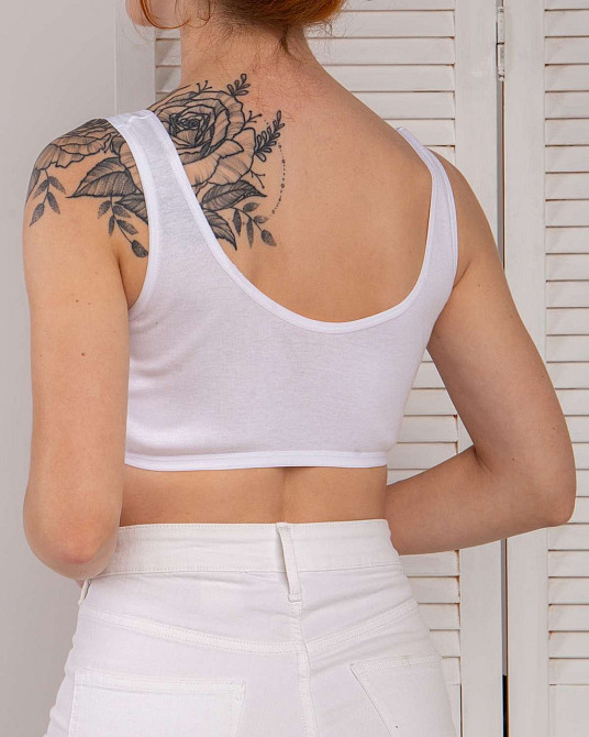 Жіночий топік Ozkan — Білий 0564-1 95 Київ - фото 3