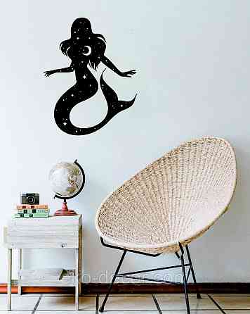 Декоративное настенное 3D Панно «Русалочка» Декор на стену с объемом Киев