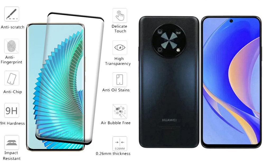Защитное стекло HyperGlass Pro для Huawei Nova Y90 – максимальная чувствительность и защита Киев - изображение 2