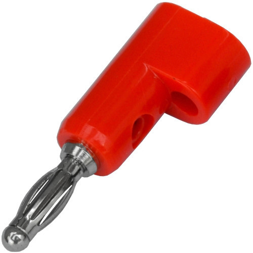 Штекер акустический Banan 4мм, корпус пластик, красный (Т1) Полтава - изображение 1