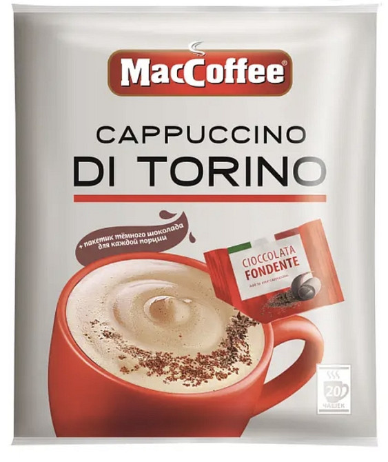 Кавовий напій MacCoffee Cappuccini DiTorino / МакКофе Капучіно ДиТорино (25г х 20шт) Виноградів - фото 1
