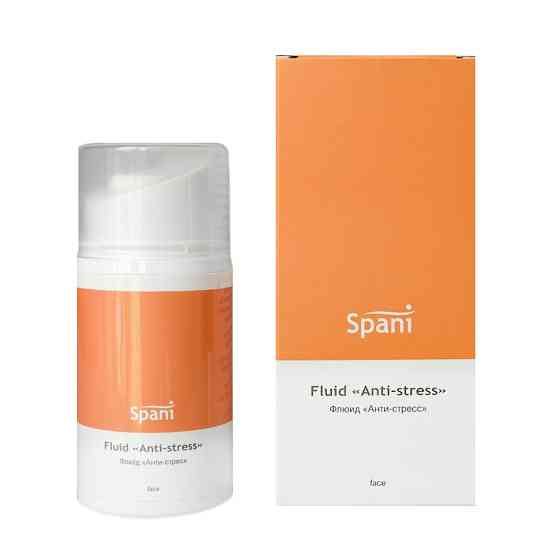 Легкий гель для лица с матирующим эффектом и SPF 35 Fluid Anti-stress SPF 35 Spani 50 мл Винница