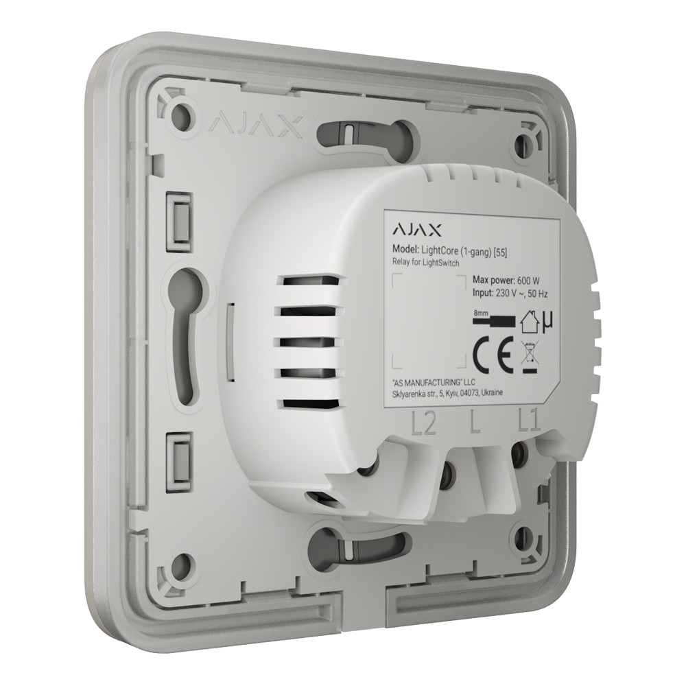 Вимикач Ajax LightSwitch 2-way Oyster прохідний Київ - фото 3